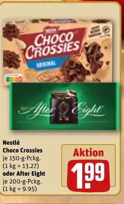REWE DE Nestlé Choco Crossies oder After Eight tilbud