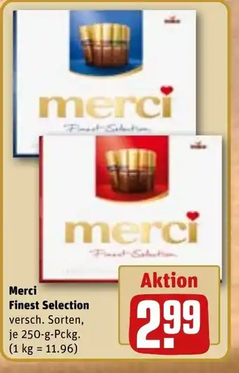 REWE DE Merci Finest Selection tilbud