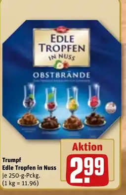 REWE DE Trumpf Edle Tropfen in Nuss tilbud