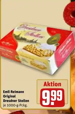 REWE DE Emil Reimann Original Dresdner Stollen tilbud