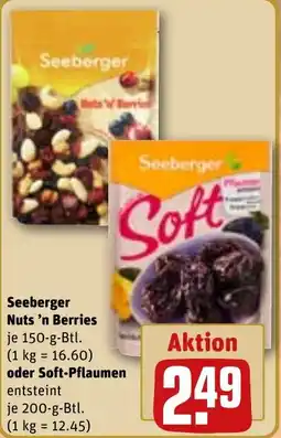 REWE DE Seeberger Nuts 'n Berries oder Soft-Pflaumen tilbud
