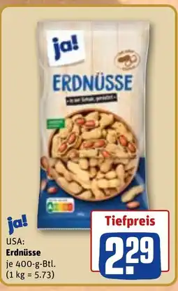 REWE DE Ja! Erdnüsse tilbud