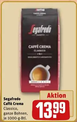 REWE DE Segafredo Caffè Crema tilbud