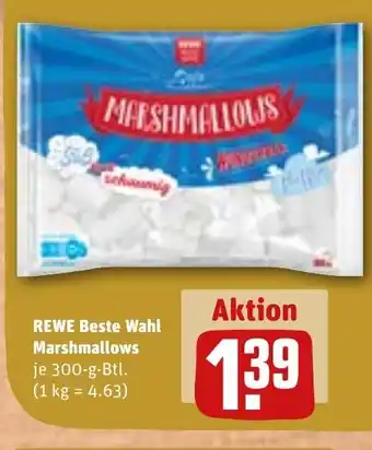 REWE DE REWE Beste Wahl Marshmallows tilbud