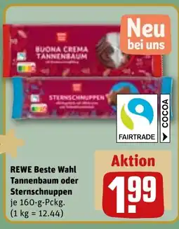 REWE DE REWE Beste Wahl Tannenbaum oder Sternschnuppen tilbud