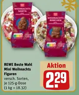 REWE DE REWE Beste Wahl Mini Weihnachts Figuren tilbud