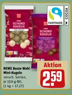 REWE DE REWE Beste Wahl Mini-Kugeln tilbud