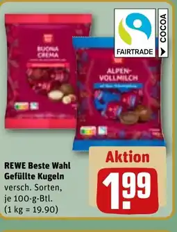 REWE DE REWE Beste Wahl Gefüllte Kugeln tilbud