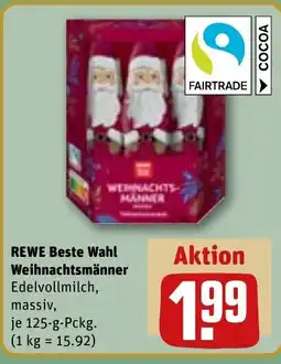 REWE DE REWE Beste Wahl Weihnachtsmänner tilbud