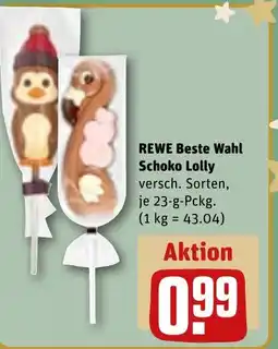 REWE DE REWE Beste Wahl Schoko Lolly tilbud