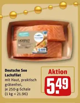 REWE DE Deutsche See Lachsfilet tilbud