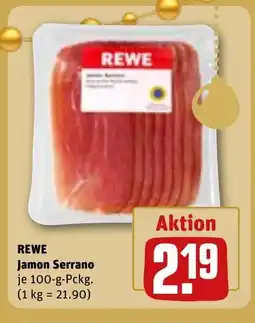 REWE DE REWE Jamon Serrano tilbud