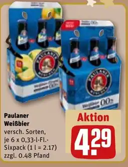 REWE DE Paulaner Weißbier tilbud