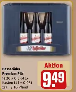 REWE DE Hasseröder Premium Pils tilbud