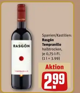 REWE DE Rasgón Tempranillo tilbud