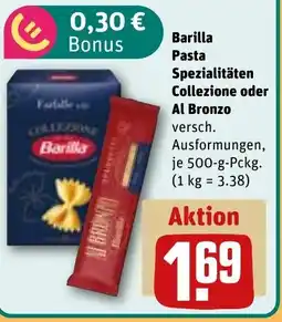 REWE DE Barilla Pasta Spezialitäten Collezione oder Al Bronzo tilbud