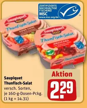 REWE DE Saupiquet Thunfisch Salat tilbud