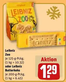 REWE DE Leibniz Zoo oder Leibniz Butterkeks tilbud
