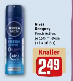 REWE DE Nivea Deospray tilbud