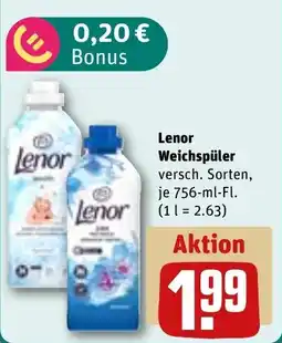 REWE DE Lenor Weichspüler tilbud