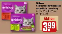 REWE DE Whiskas Gemischte oder Klassische Auswahl Katzennahrung tilbud