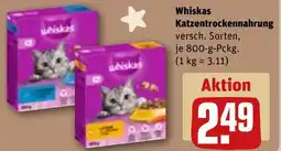 REWE DE Whiskas Katzentrockennahrung tilbud