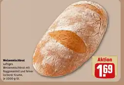 REWE DE Weizenmischbrot tilbud