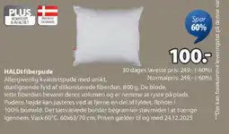 JYSK HALDI fiberpude tilbud