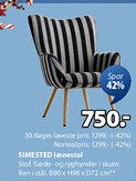 JYSK SIMESTED lænestol tilbud