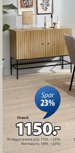 JYSK HEMDRUP skænk tilbud