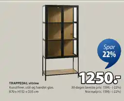 JYSK TRAPPEDAL vitrine tilbud