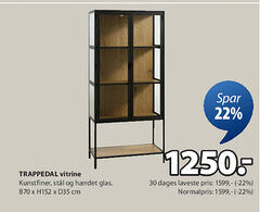JYSK TRAPPEDAL vitrine tilbud