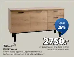 JYSK SANDBY skænk tilbud