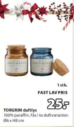 JYSK TORGRIM duftlys tilbud
