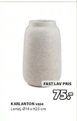 JYSK KARLANTON vase tilbud