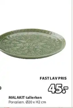 JYSK MALAKIT tallerken tilbud
