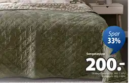 JYSK VILLMORELL sengetæppe tilbud