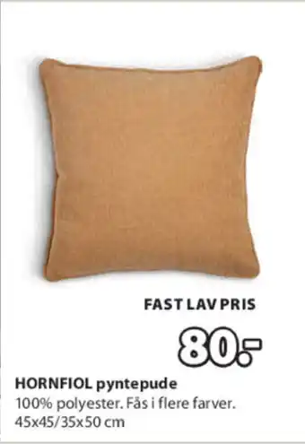JYSK HORNFIOL pyntepude tilbud