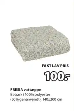 JYSK FRESIA vattæppe tilbud