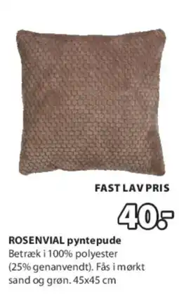 JYSK ROSENVIAL pyntepude tilbud