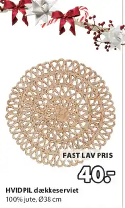 JYSK HVID PIL dækkeserviet tilbud