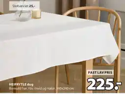 JYSK HEIFRYTLE dug tilbud