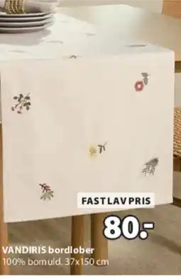 JYSK VANDIRIS bordløber tilbud