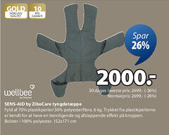 JYSK SENS-AID by ZiboCare tyngdetæppe tilbud