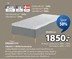 JYSK FJELNA F + MURU boxmadras tilbud