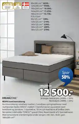 JYSK REIPA kontinentalseng tilbud