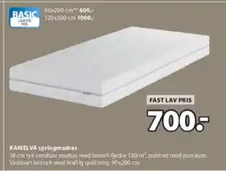 JYSK KAMELVA springmadras tilbud