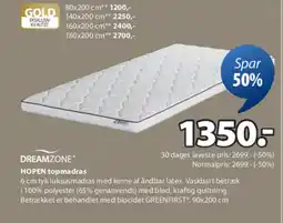 JYSK HOPEN topmadras tilbud