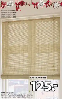 JYSK BYRE rullegardin tilbud