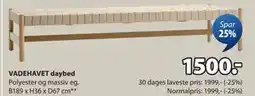 JYSK VADEHAVET daybed, DKK 1500 tilbud
